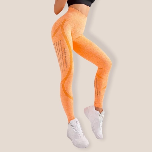 unbranded Pants - High Waisted Seamless Butt Contour Athletic Leggings L NEW